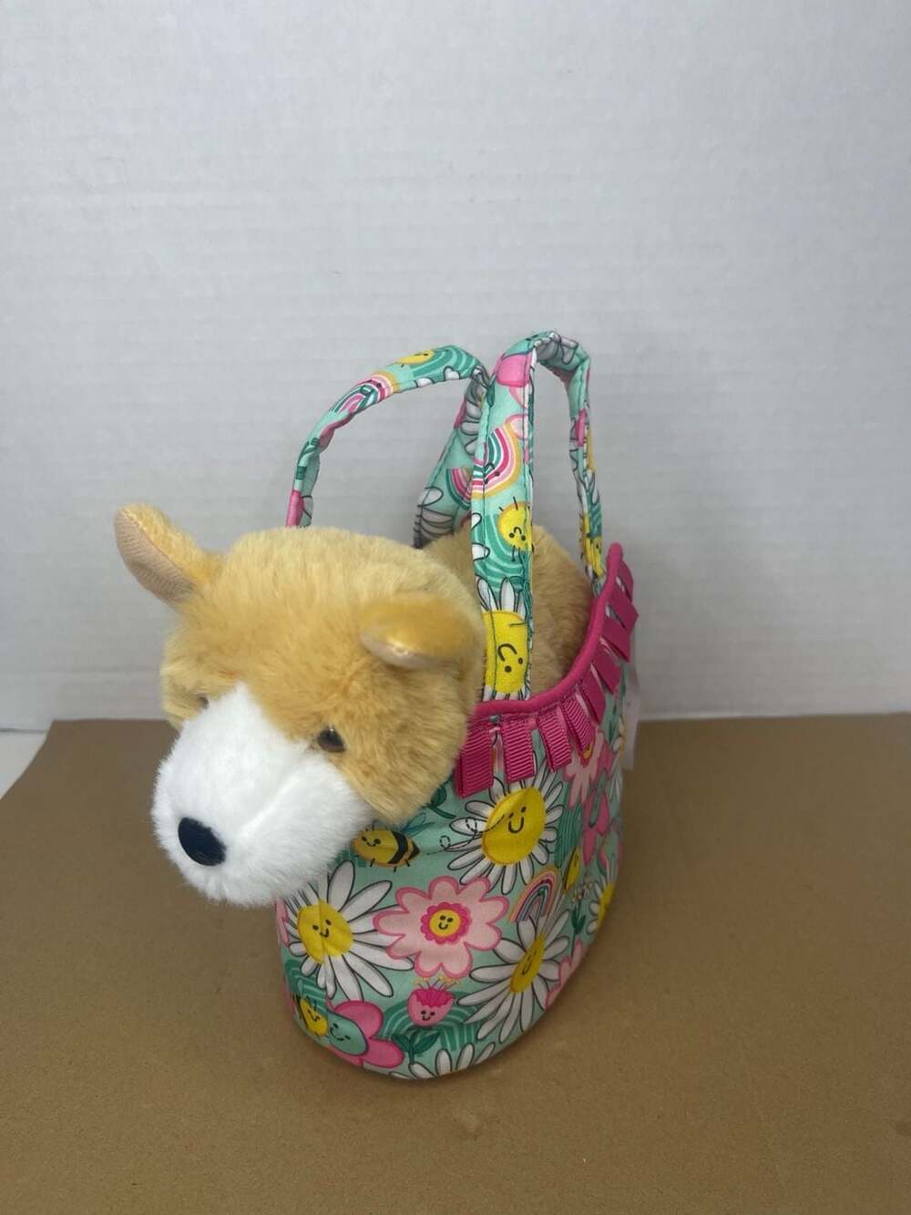 Douglas 2100 Sunny Smiles Sassy Sak with Corgi Dog